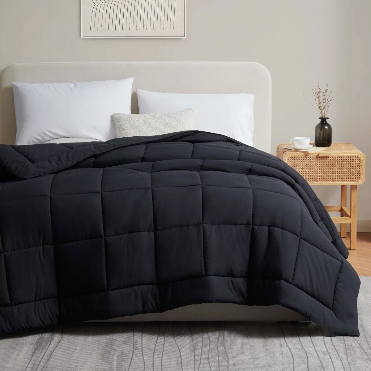 All Season Solid Down Alternative Comforter