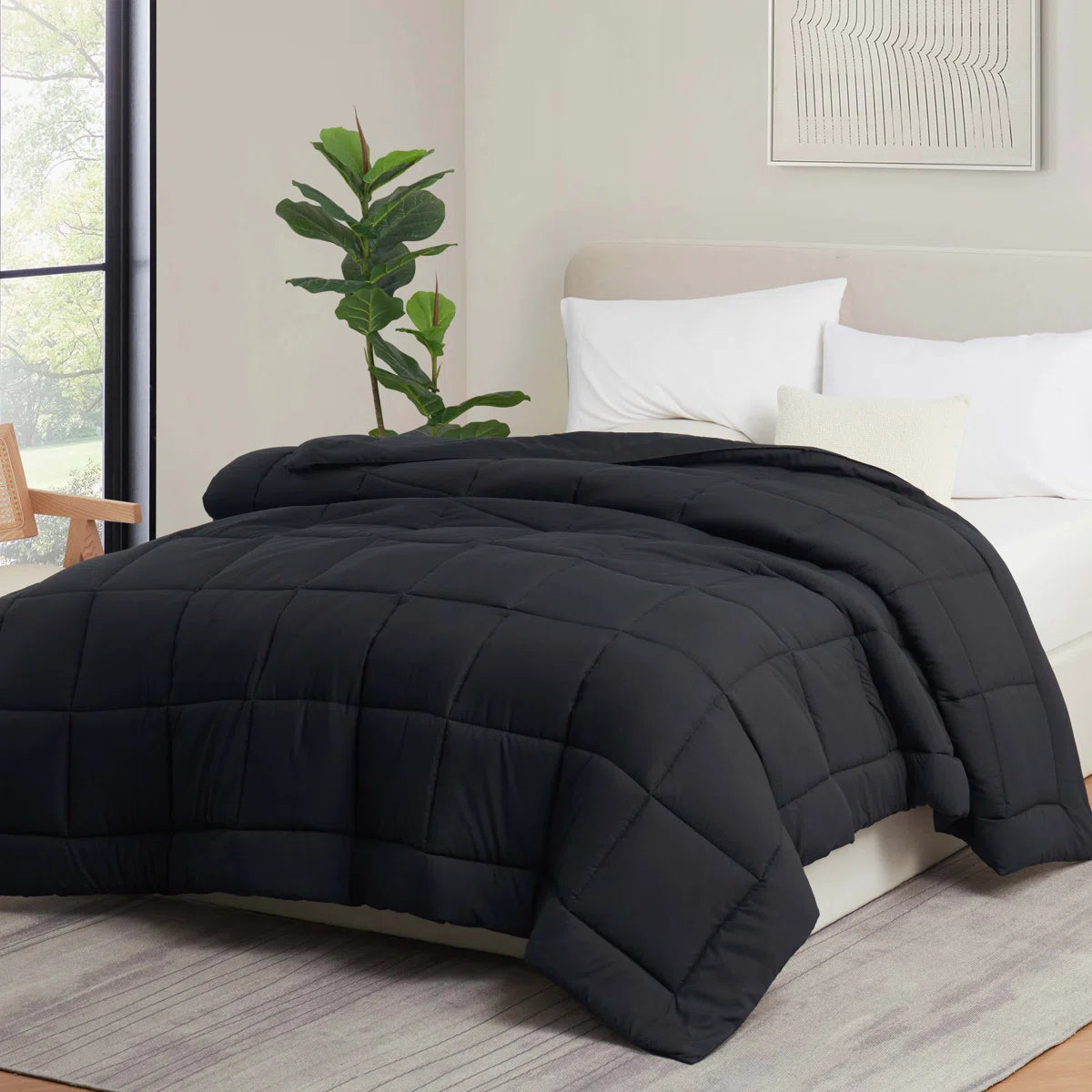 All Season Solid Down Alternative Comforter