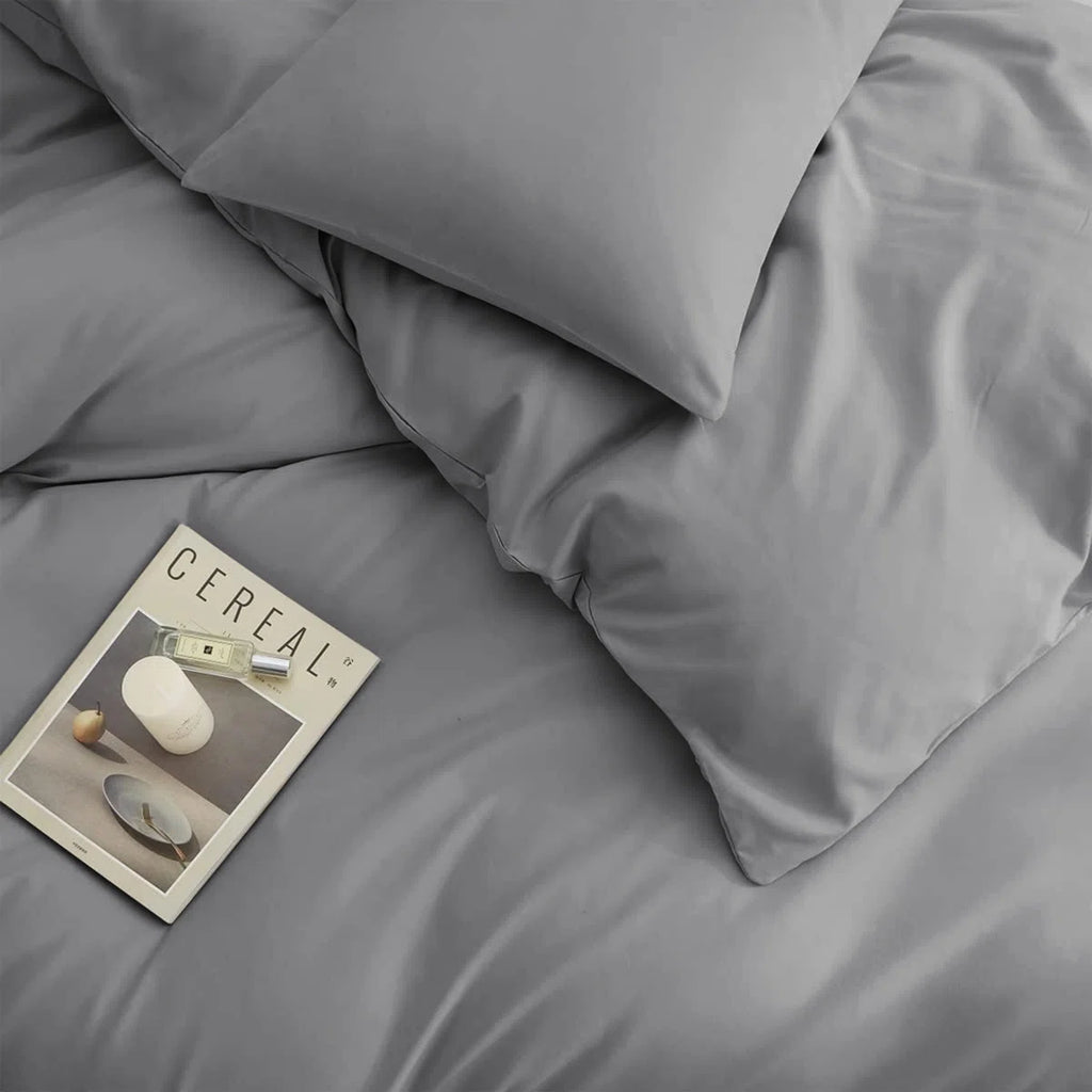 Modern & Contemporary Microfiber Duvet Cover with Pillowcases– Soft & Durable Bedding set