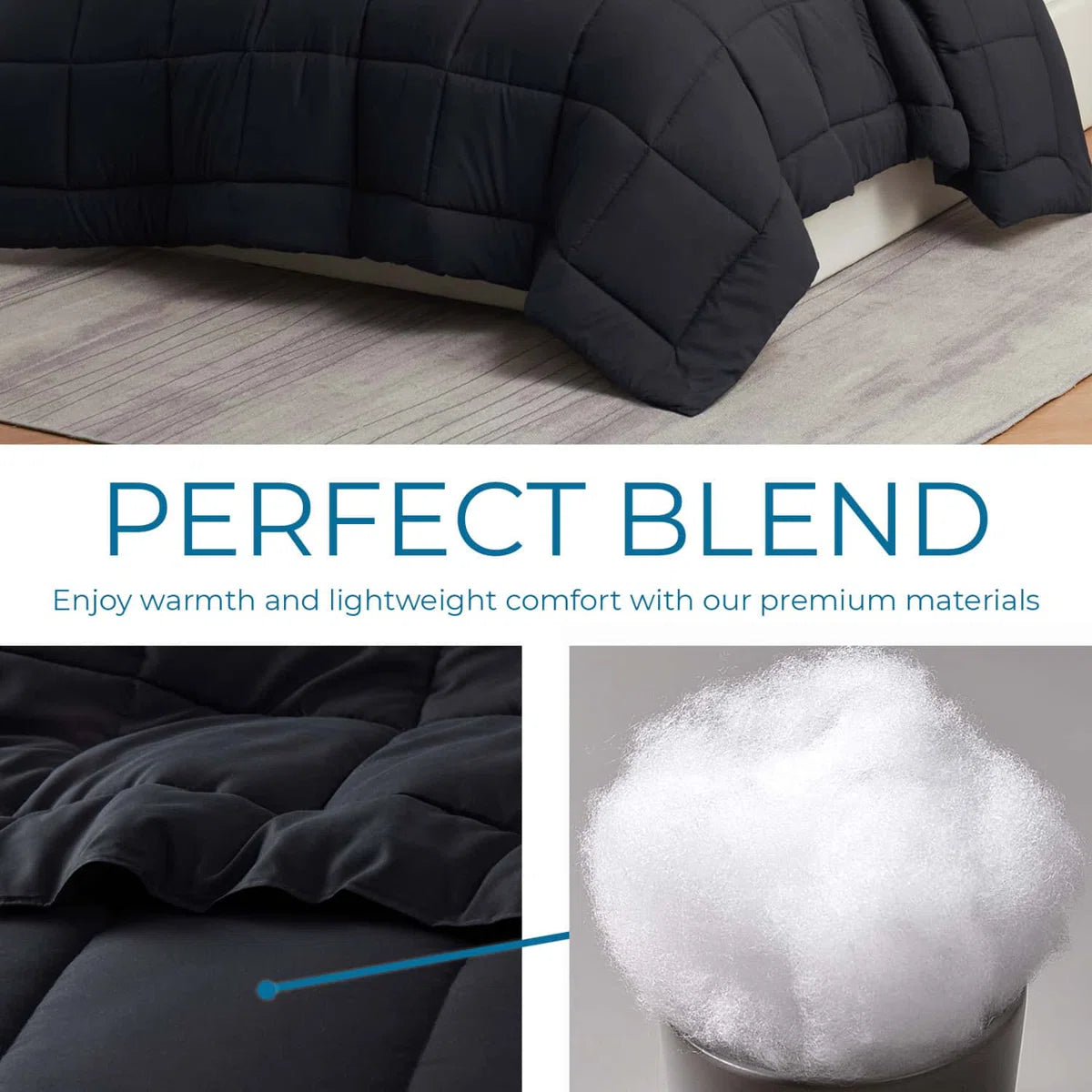 All Season Solid Down Alternative Comforter